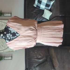 Vince Camuto Peplum Blouse Blush Size Small